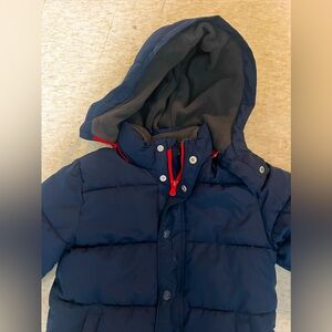 Navy Gap Puffer Jacket
